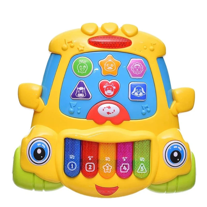 اسباب بازی ناب سل مدل ارگ موزیکال کودک طرح Electronic piano car
