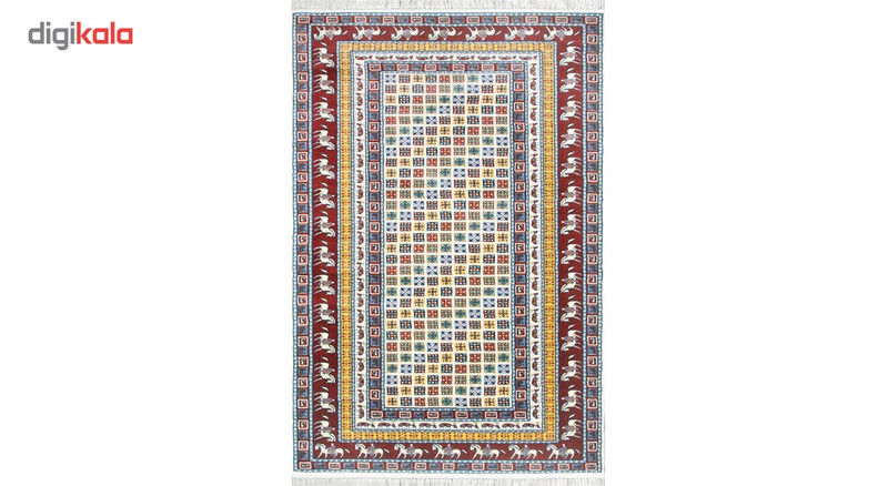 گبه ماشینی پارس نقش طرح پازیریک زمینه کرم