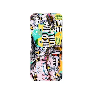 MAHOOT Collage of Teared Paper Cover Sticker for Wiko T50