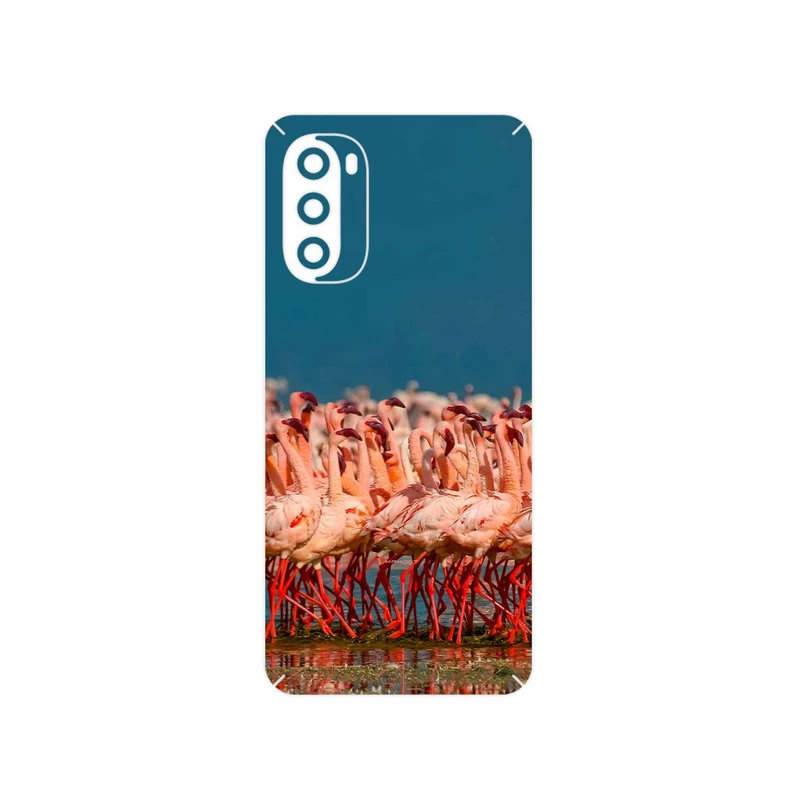 برچسب پوششی ماهوت مدل Flamingo مناسب برای گوشی موبایل موتورولا Moto G52