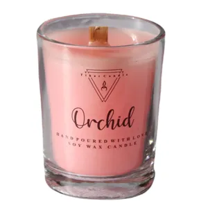 شمع دست ساز تیهار کندل مدل S.S.ORCHID.02