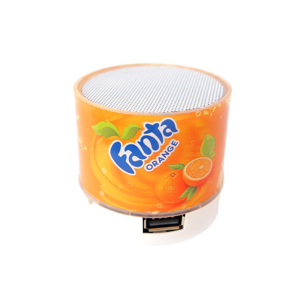 اسپیکر بلوتوثی قابل حمل طرح Fanta چراغ دار