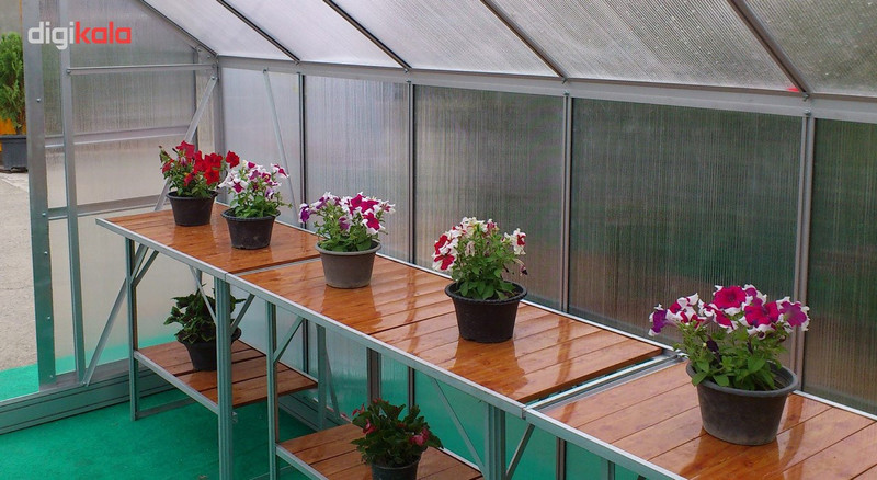گلخانه پیش ساخته خانه سبز مدل فلورا D48