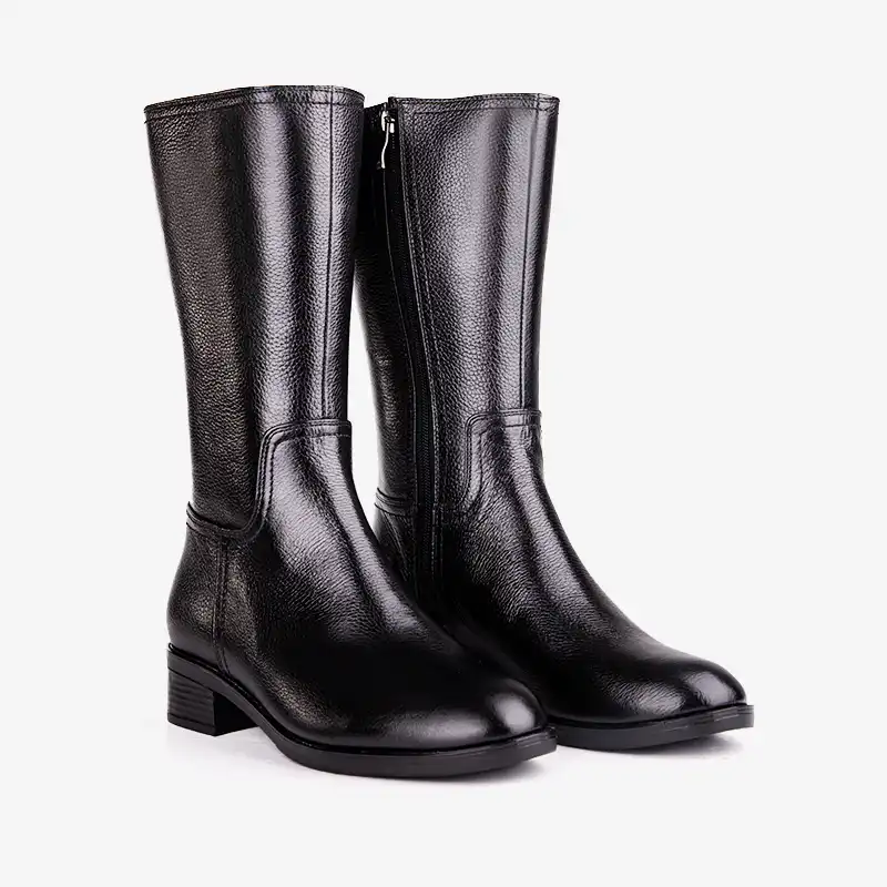 بوت زنانه چرم مشهد مدل j2586