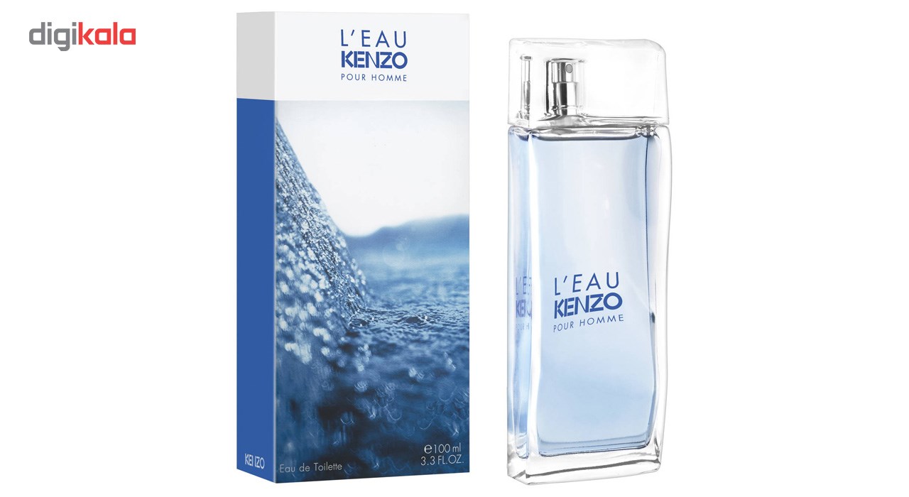 ادو تویلت مردانه کنزو مدل L'Eau kenzo حجم 100 میلی لیتر