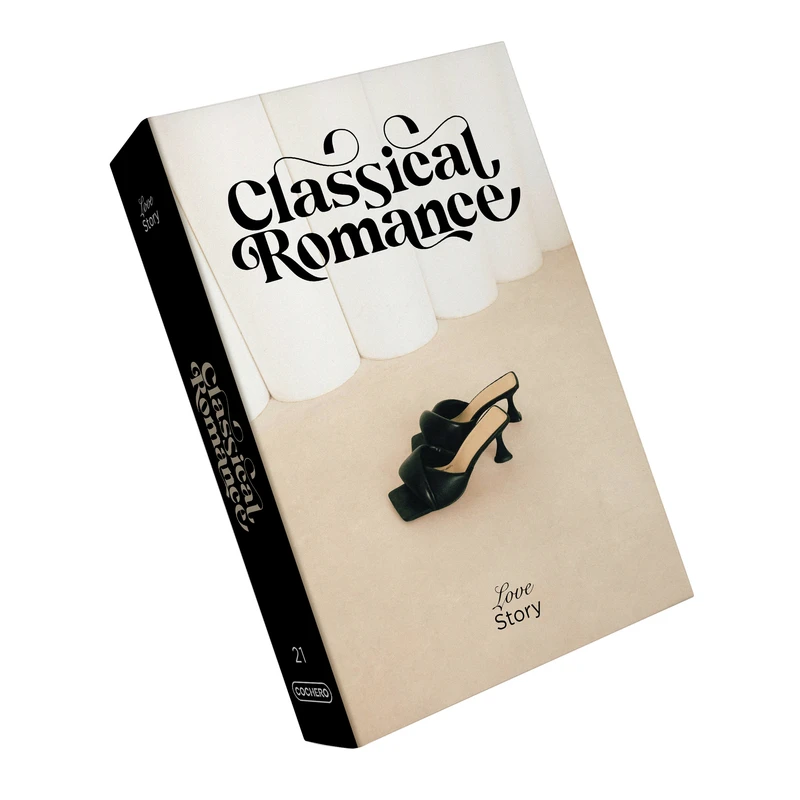 جعبه دکوری مدل کتاب دکوراتیو طرح رومنس کد 21