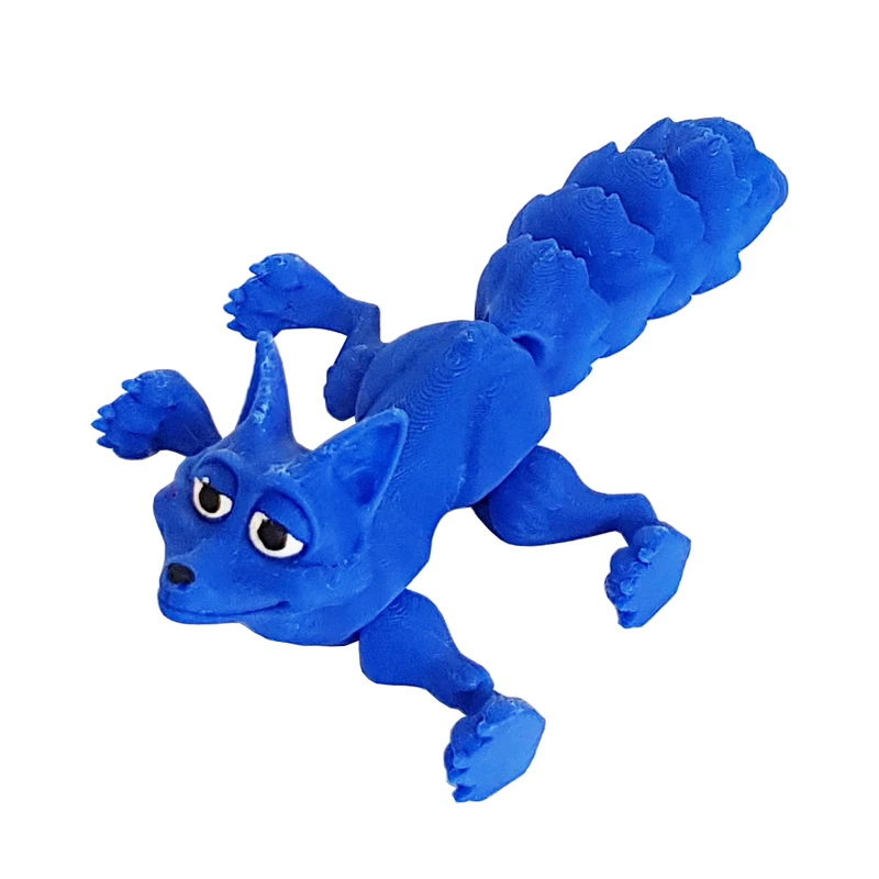 اکشن فیگور مدل روباه مفصل دار طول 14 سانتی متر