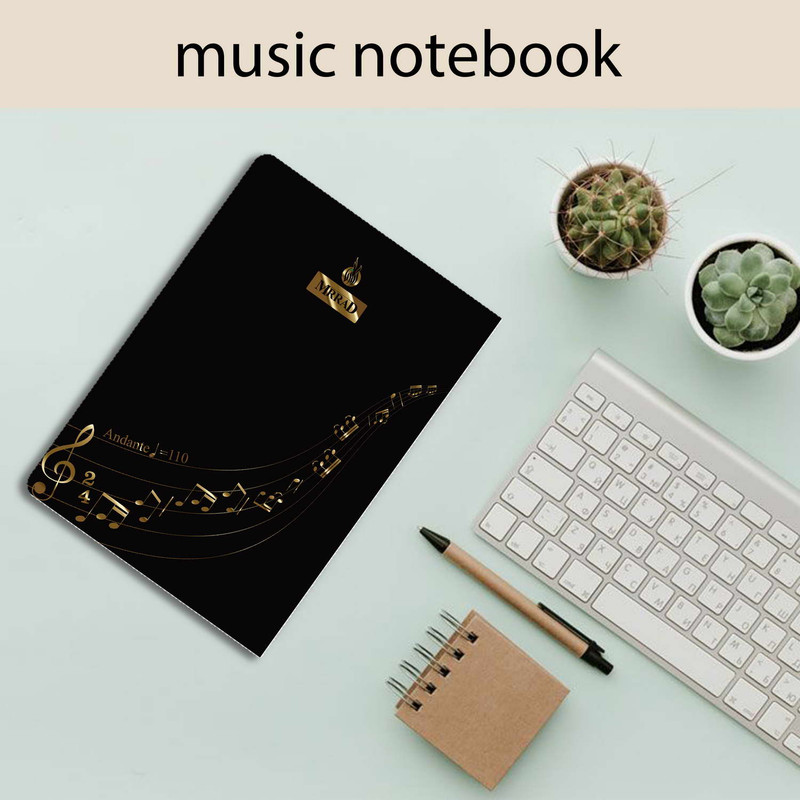 دفتر نت موسیقی مستر راد مدل آوا کد 1603 Music