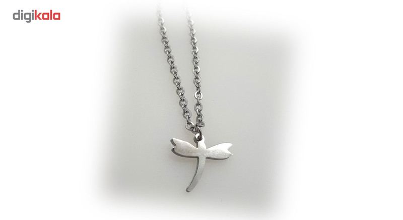 آویز ساعت شهر شیک طرح سنجاقک مدل AS919