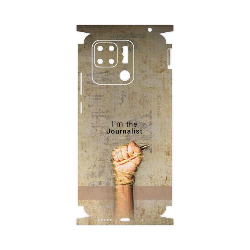 برچسب پوششی ماهوت مدل Journalist-FullSkin مناسب برای گوشی موبایل شیائومی Redmi 10C