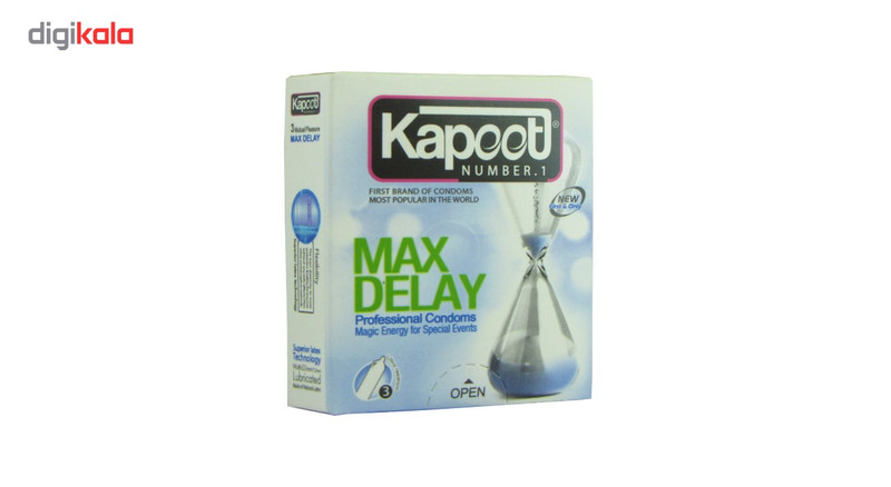 کاندوم کاپوت مدل Max Delay بسته 3 عددی