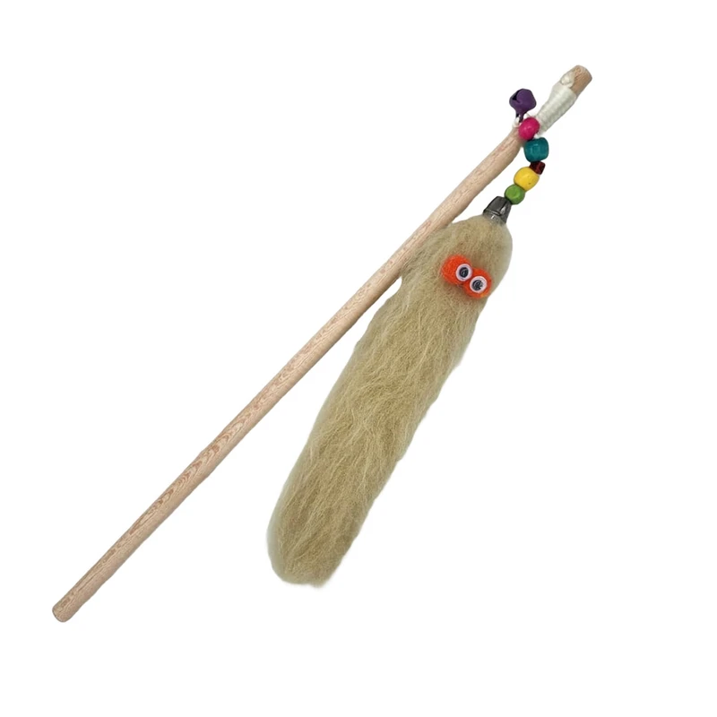 اسباب بازی گربه مدل چوب بازی طرح دم روباهی