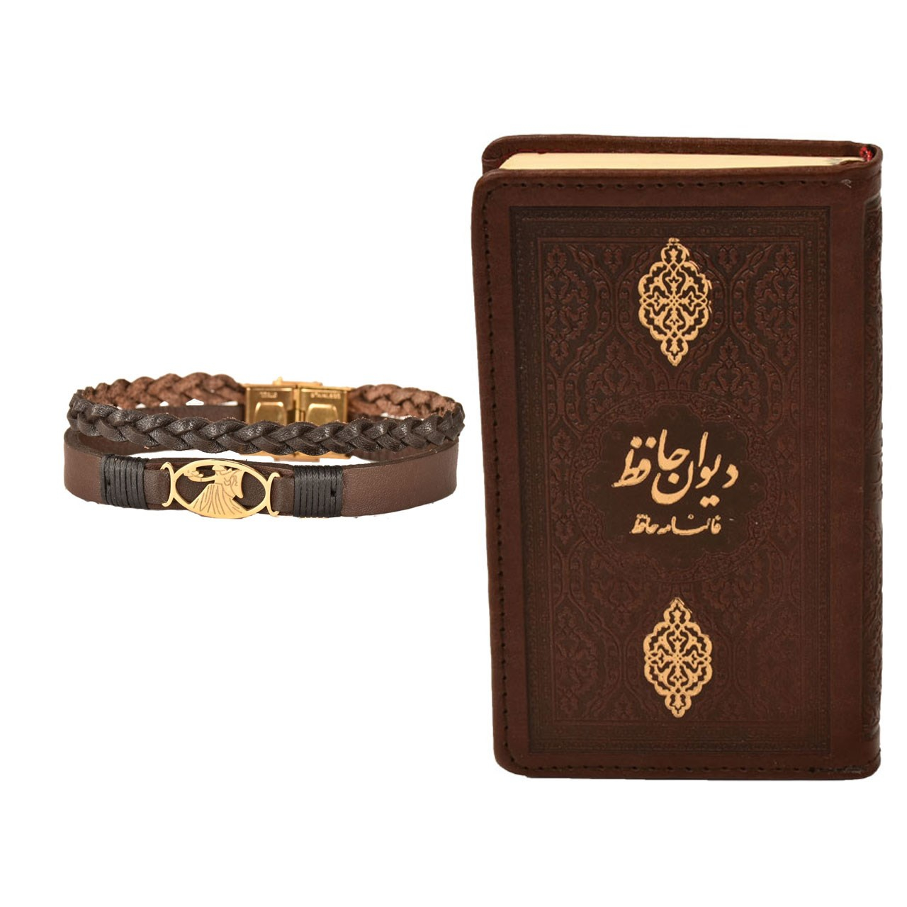 ست هدیه طرح تولد شهریور  کهن چرم  مدل m119- 6