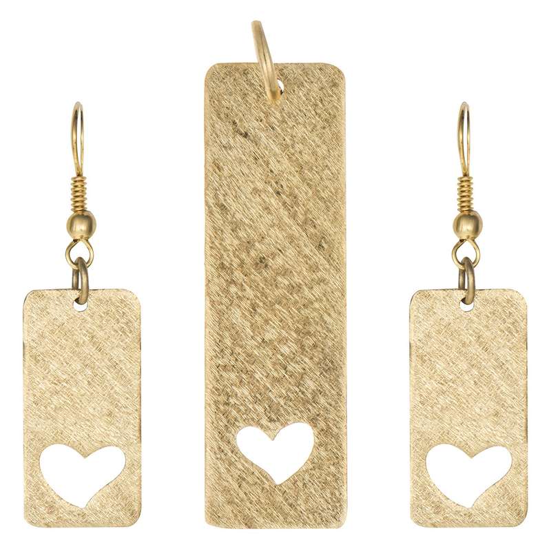 نیم ست برنزی کارول مدل CAA001 نیم ست برنزی کارول مدل CAA001