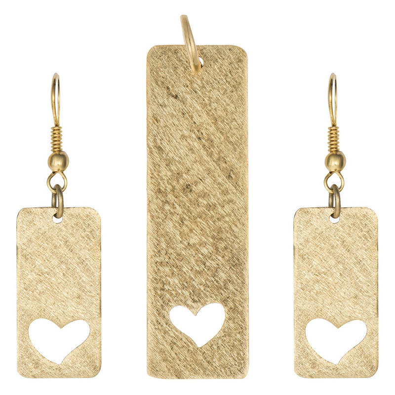 نیم ست برنزی کارول مدل CAA001 نیم ست برنزی کارول مدل CAA001