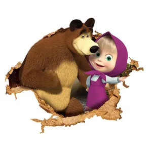 Zhivar Misha And Masha Sticker