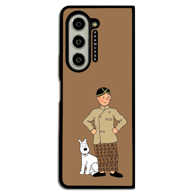 کاور آکام مدل AMC-WSGZFOLD5-TINTIN-23 مناسب برای گوشی موبایل سامسونگ Galaxy Z Fold 5