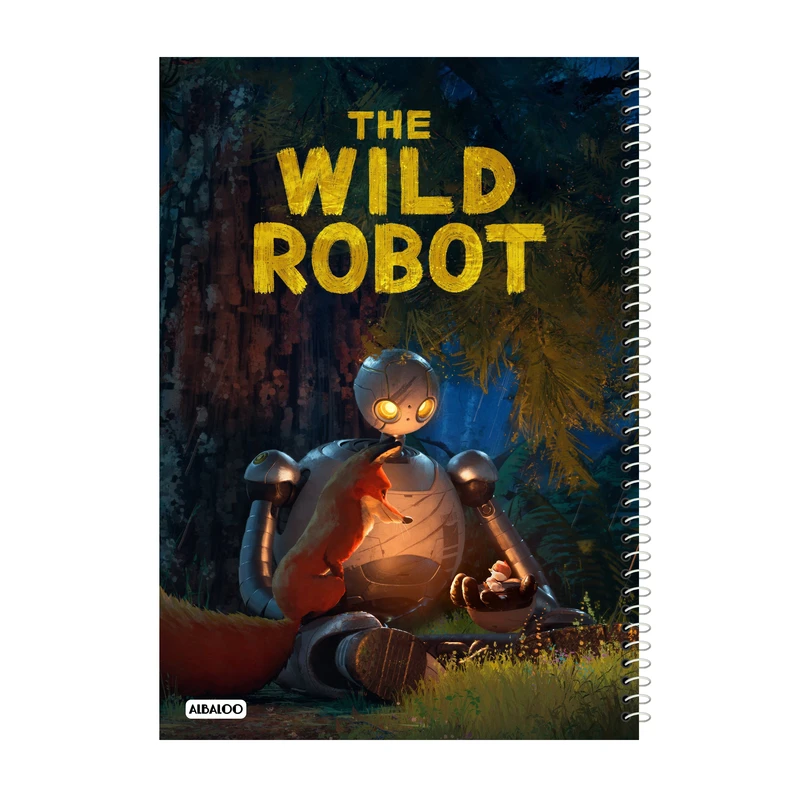 دفتر مشق 50 برگ آلبالو طرح انیمیشن ربات وحشی کد 2170