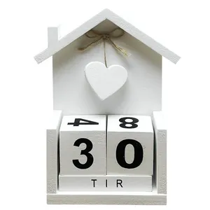 تقویم رومیزی مدل خانه قلبی کد 001