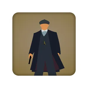 زیر لیوانی مدل peaky blinders کد 2139