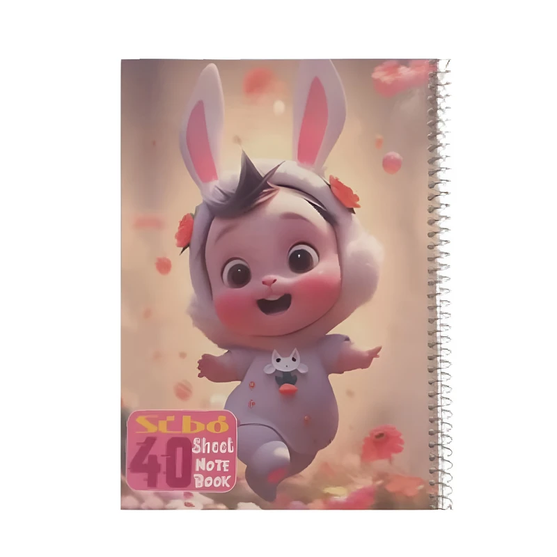 دفتر مشق 40 برگ سیبو مدل دختر بچه بازیگوش کد 100989