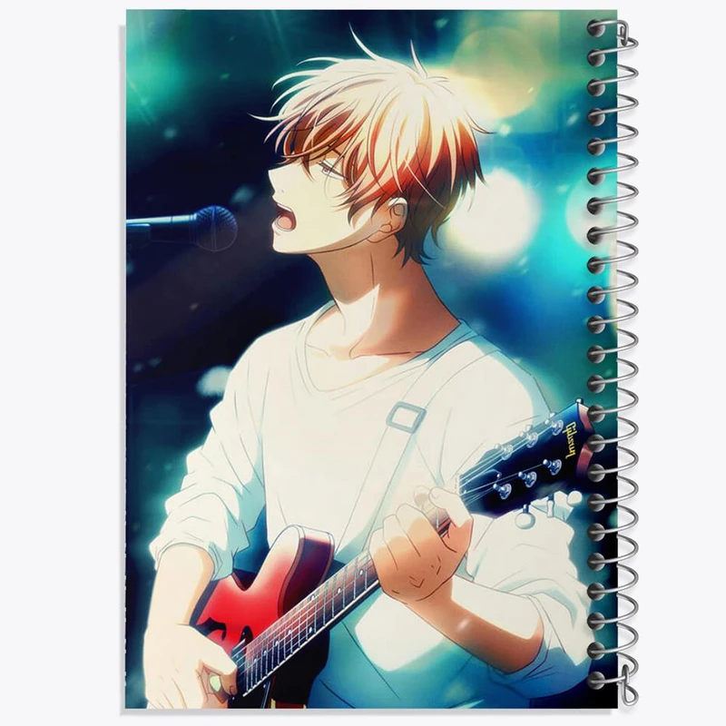 دفتر نت موسیقی 50 برگ خندالو مدل مافویو ساتو انیمه گیون Given کد 13091