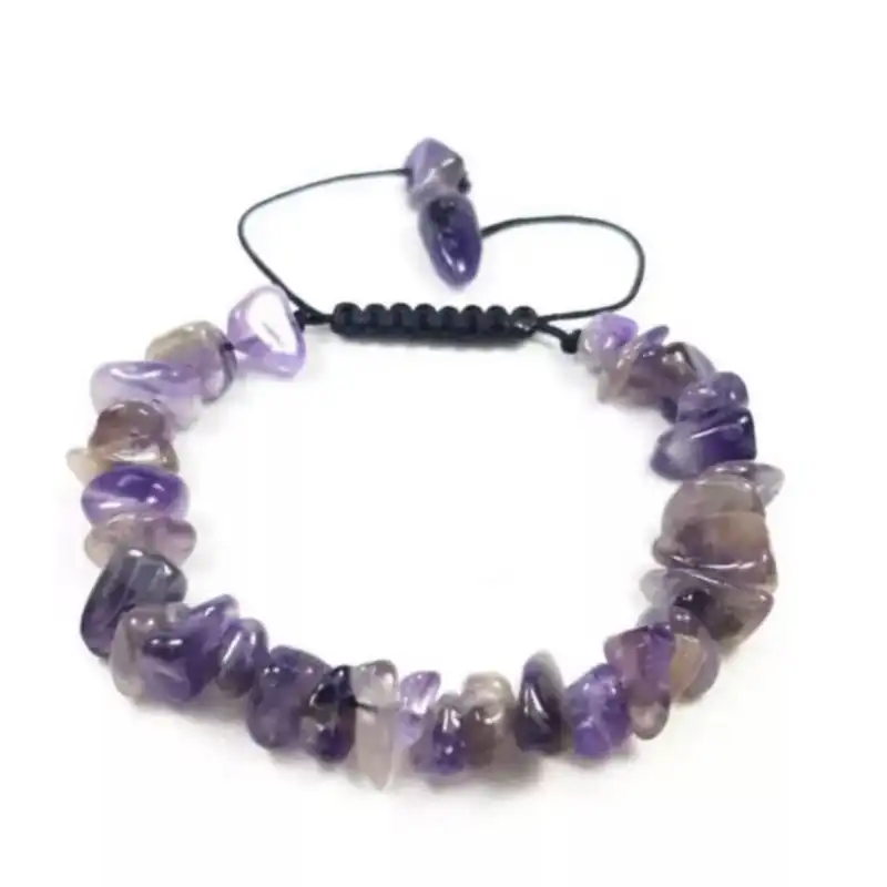 دستبند زنانه مدل آمیتیست کد 2100