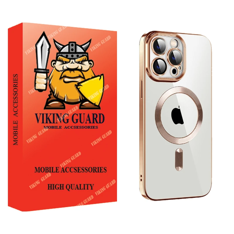 کاور وایکینگ قاب مدل مگ سیف طرح LUX مناسب برای گوشی موبایل اپل iPhone 16 Pro