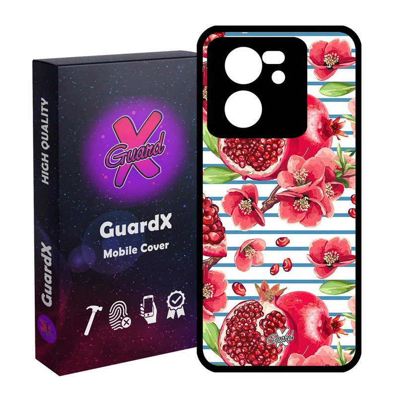 کاور گارد ایکس طرح انار مدل Glass10396 مناسب برای گوشی موبایل شیائومی 13T/13T Pro/Redmi K60 Ultra
