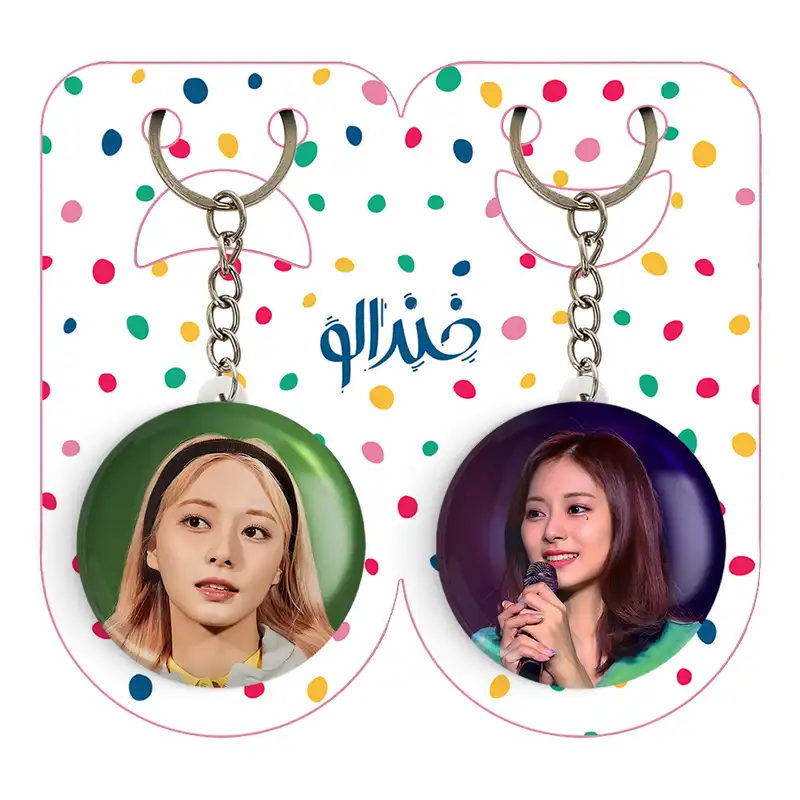 جاکلیدی خندالو مدل جویی گروه توایس TWICE کد 1986819871 مجموعه 2 عددی