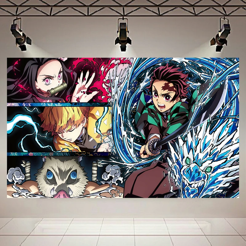تابلو بوم طرح انیمه مدل Demon Slayer کد AR3360