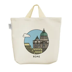 ساک خرید خندالو مدل شهر رم کد 5295