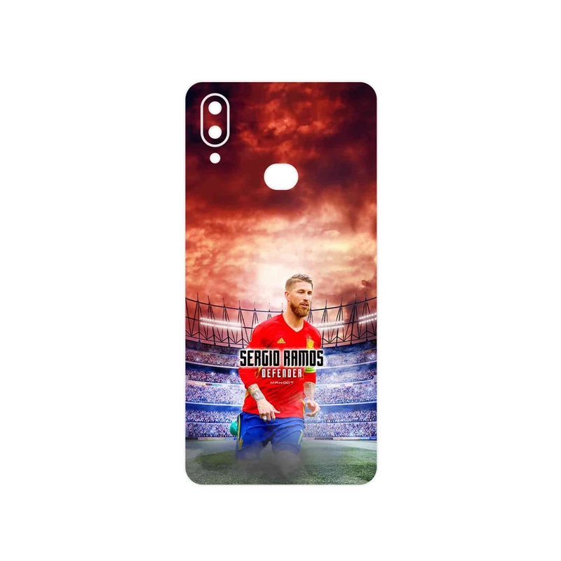برچسب پوششی ماهوت مدل Sergio Ramos مناسب برای گوشی موبایل سامسونگ Galaxy A10s