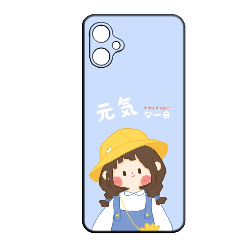 کاور طرح دخترانه کد 195 مناسب برای گوشی موبایل سامسونگ Galaxy A06