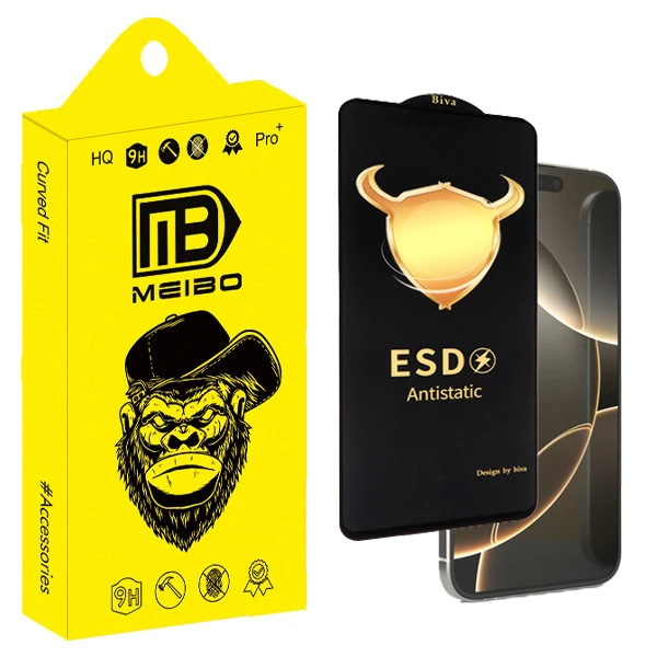  محافظ صفحه نمایش میبو مدل biva antistatic guard مناسب برای گوشی موبایل اپل iPhone 16 pro max