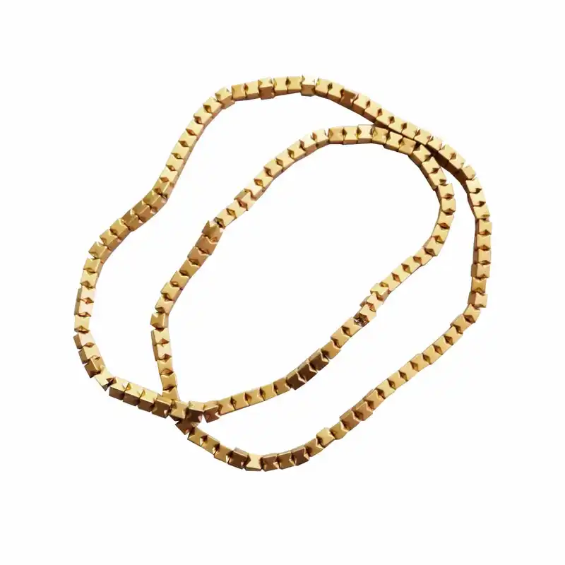 مهره دستبند مدل حدید چند وجهی کد MO-1010 مجموعه 40 عددی