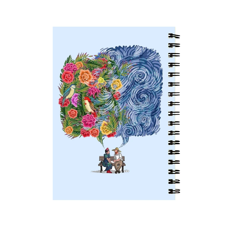 دفتر مشق 60 برگ طرح ونگوک و فریدا کد 36541