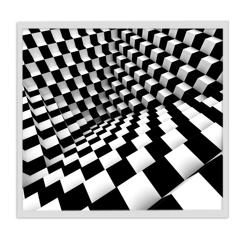 تابلو بکلیت طرح سه بعدی خالی مدل W-s731