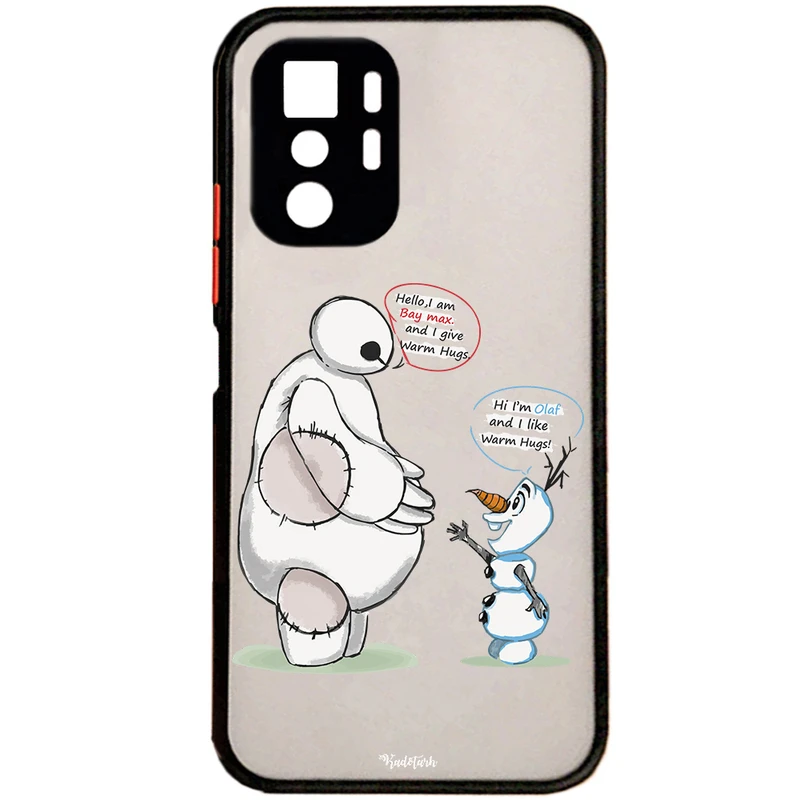 کاور طرح Olaf & Baymax مناسب برای گوشی موبایل شیائومی Poco X3 GT 