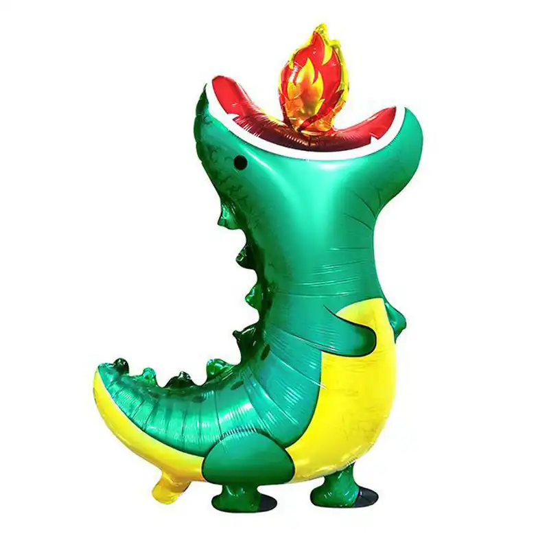 بادکنک فویلی لاکی بالونز مدل دایناسور آتشین کد 1217