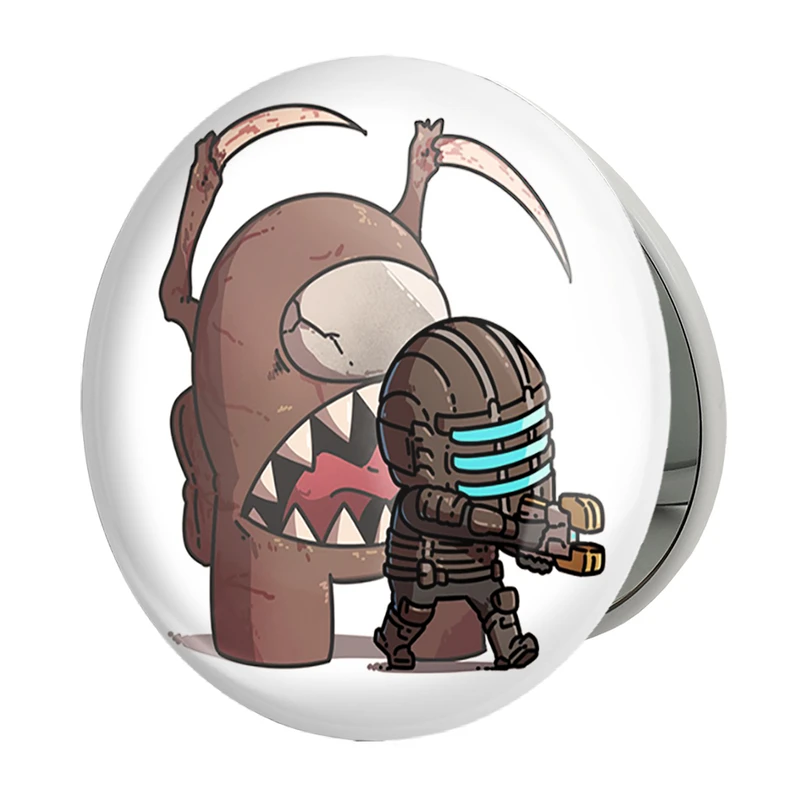 آینه جیبی خندالو طرح بازی دد اسپیس (Dead Space) مدل تاشو کد 35037