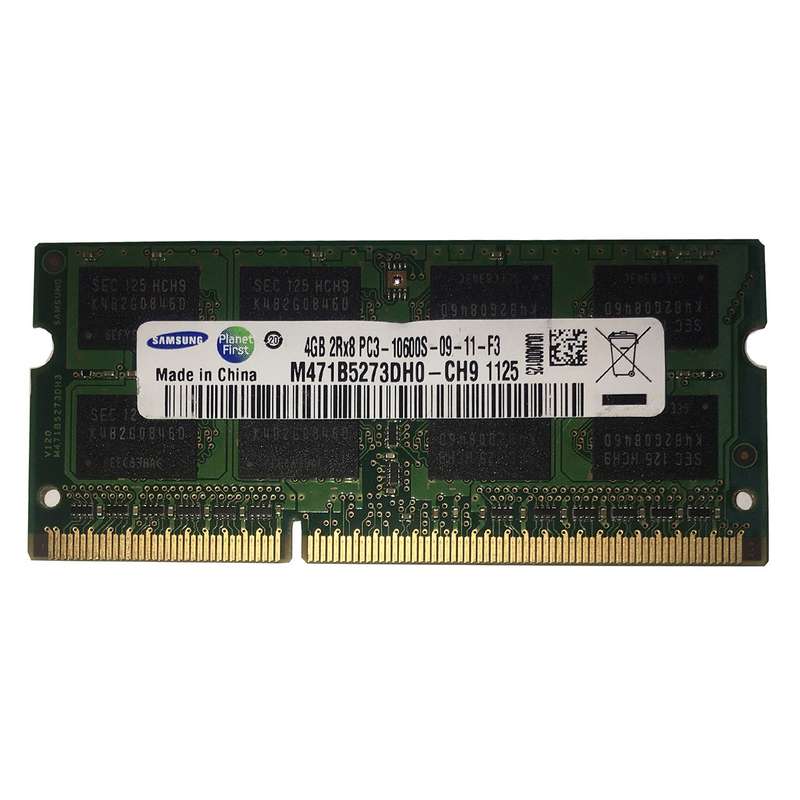 رم لپ تاپ سامسونگ مدل DDR3 10600s MHz ظرفیت 4 گیگابایت رم لپ تاپ سامسونگ مدل DDR3 10600s MHz ظرفیت 4 گیگابایت