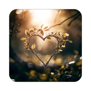 زیر لیوانی کاکتی طرح عاشقانه مدل mp36327