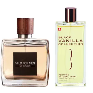 ادو پرفیوم استاویتا مدل Black Vanilla حجم 100 میلی لیتر به همراه ادو پرفیوم مردانه استاویتا مدل Wild حجم 100 میلی لیتر