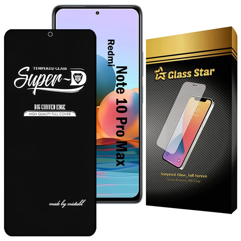 محافظ صفحه نمایش گلس استار مدل SUPERDNS مناسب برای گوشی موبایل شیائومی Redmi Note 10 Pro Max