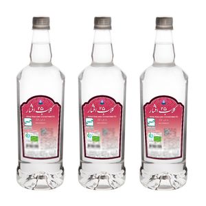 گلاب غلیظ 25 افشار - 1 لیتر بسته 3 عددی