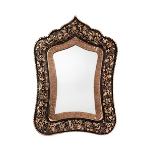 آینه مسی الماس تراش مدل فانتزی کد 20