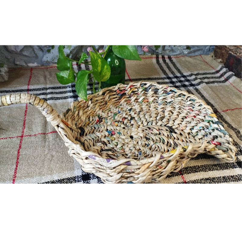 سبد حصیری مدل بارانا