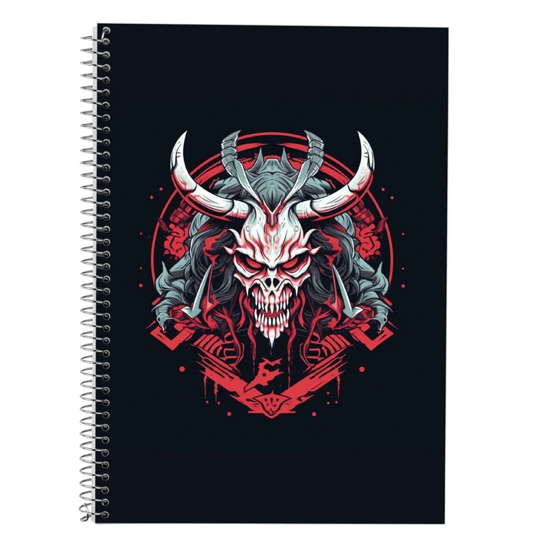 دفتر زبان 50 برگ مدوپد مدل دوخط طرح Demon Slayer کد DF10476