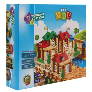 TAK TOY 1033 Woodland Cottage 92 Pcs Game Building